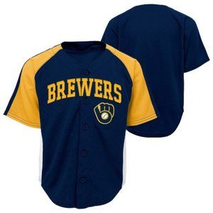 Milwaukee Brewers Boys' Infant/Toddler Team Jersey